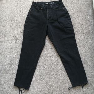 High waisted strait jeans